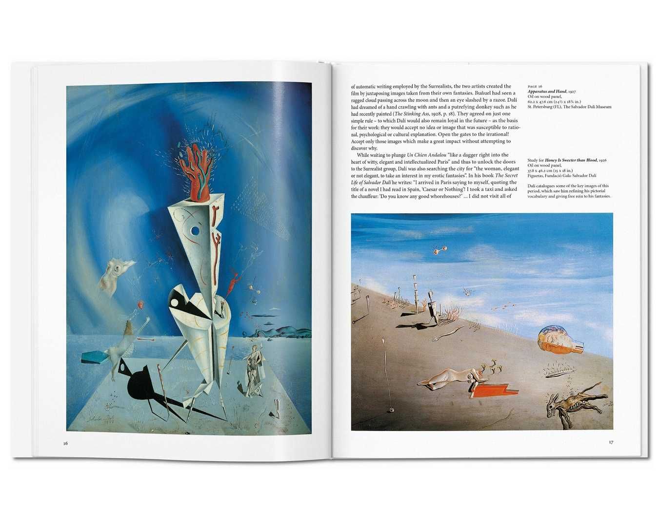 Книги біографії великих художників Сальвадора Далі Dali. Taschen