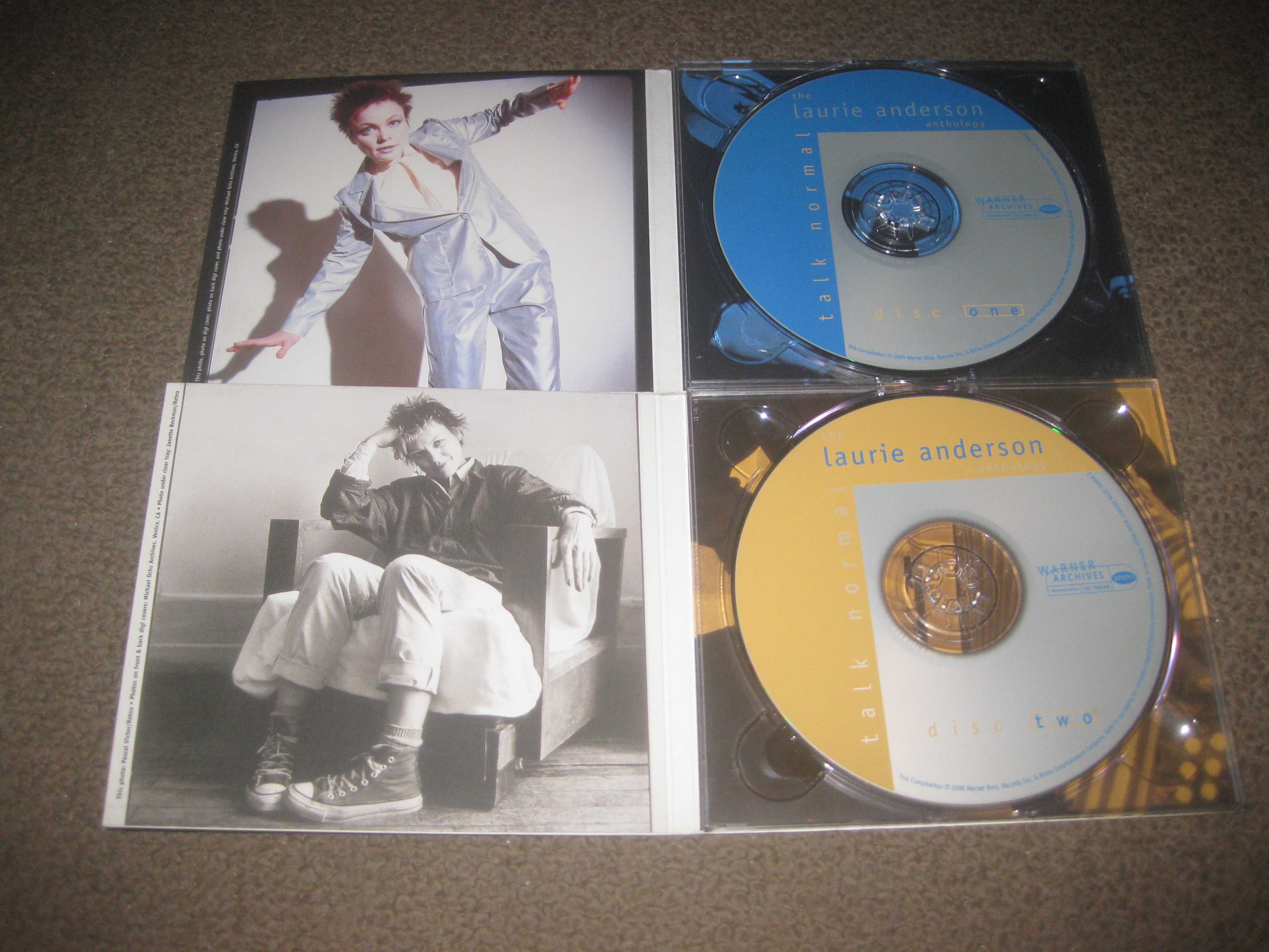 Laurie Anderson "Talk Normal: Anthology" CD Duplo/Digipack!