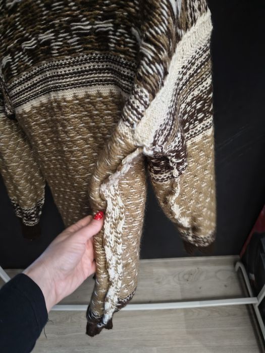 Sweter gruby handmade