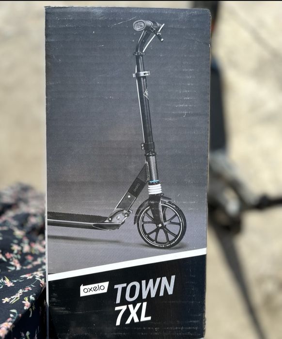 Самокат міський Town 7xl чорний