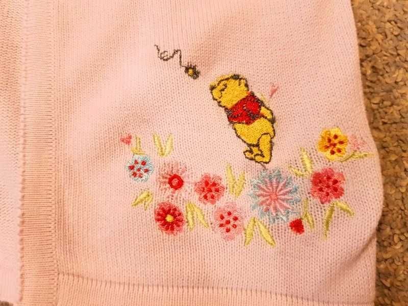 sweterek rozpinany z Kubusiem Puchatkiem H&M rozmiar 86-92-98