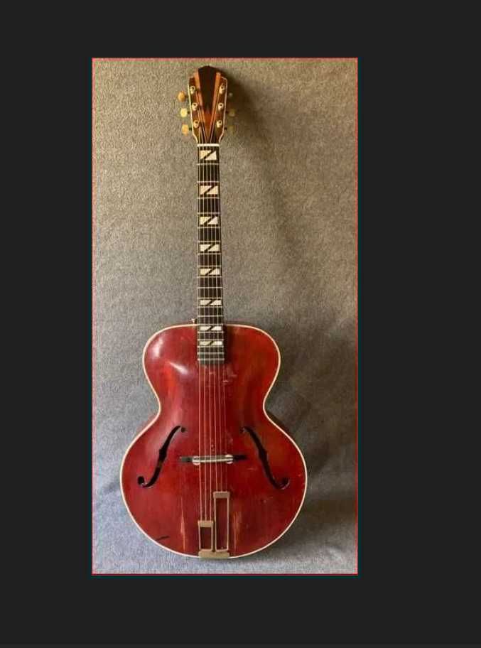 Gitara Coletti archtop 1930 projekt Gibson L-7
