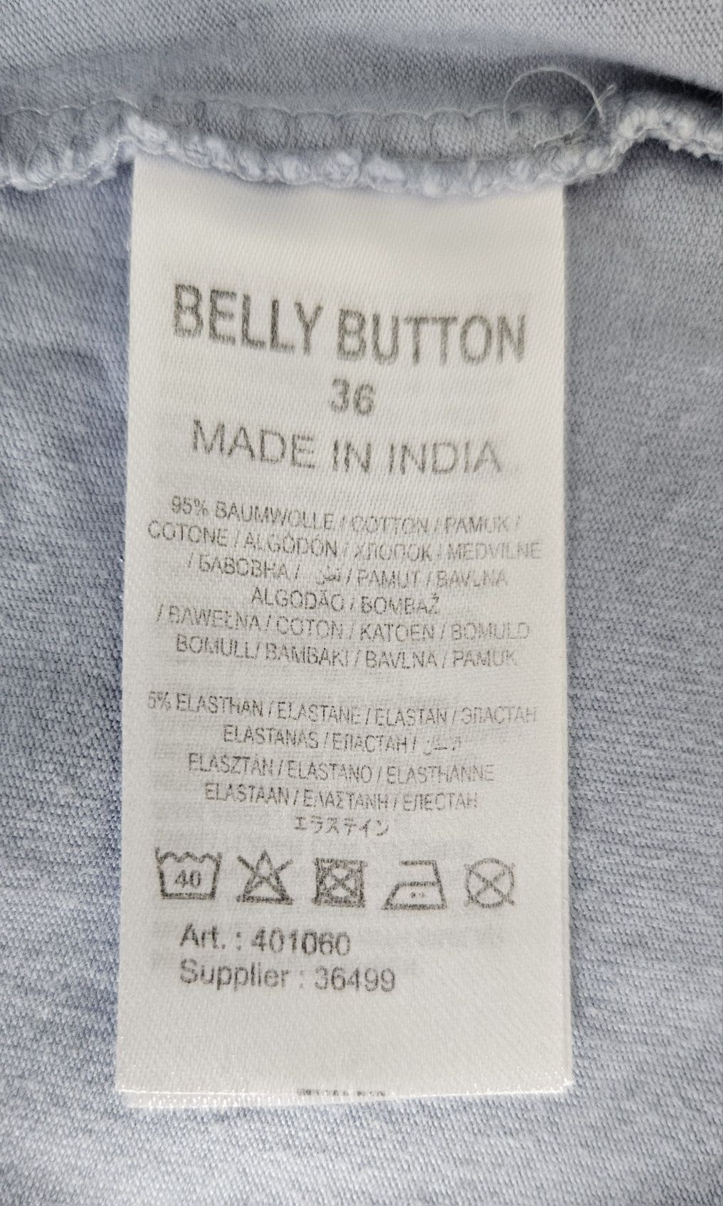 Bluzka ciążowa i do karmienia piersią; 36/8/S; Belly Button; niebieski