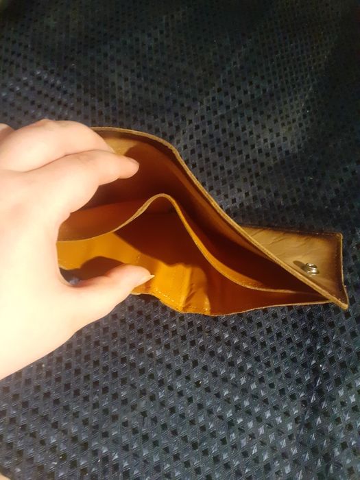 Кошелёк кожаный СССР Киев коричневый кожа