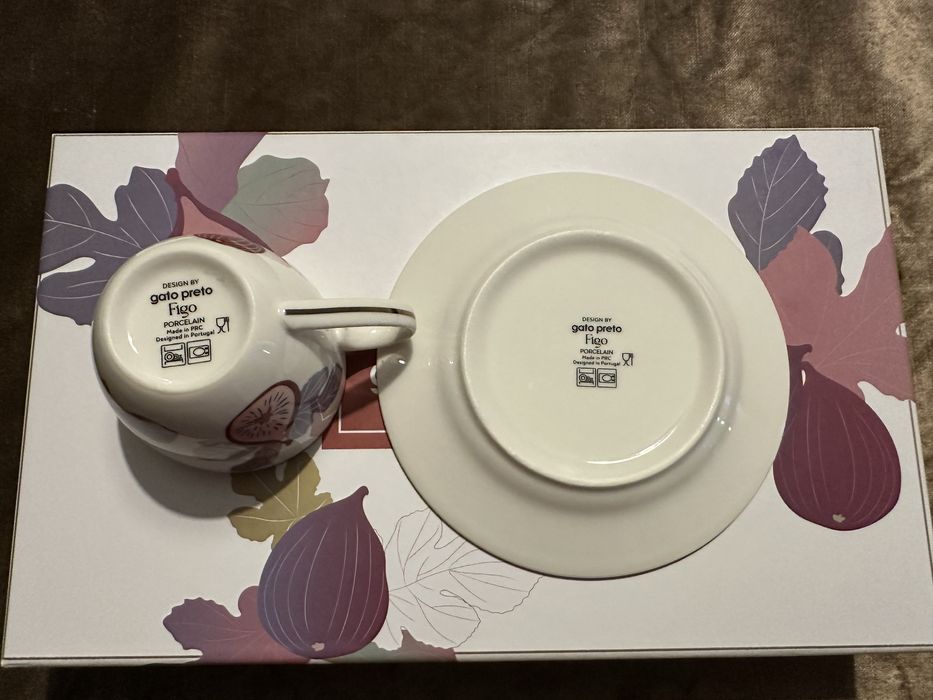 Chávenas de café Gato Preto coleção Figo