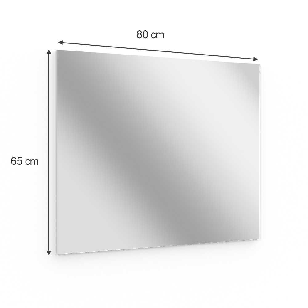 Lustro łazienkowe Vicco białe 80 x 65 cm