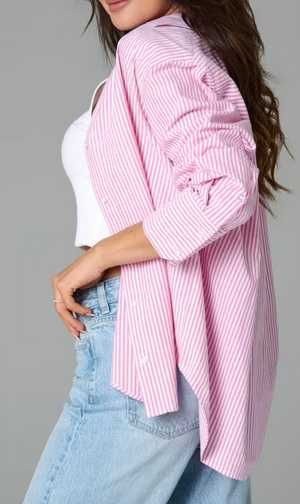 bawełniana koszula oversize M