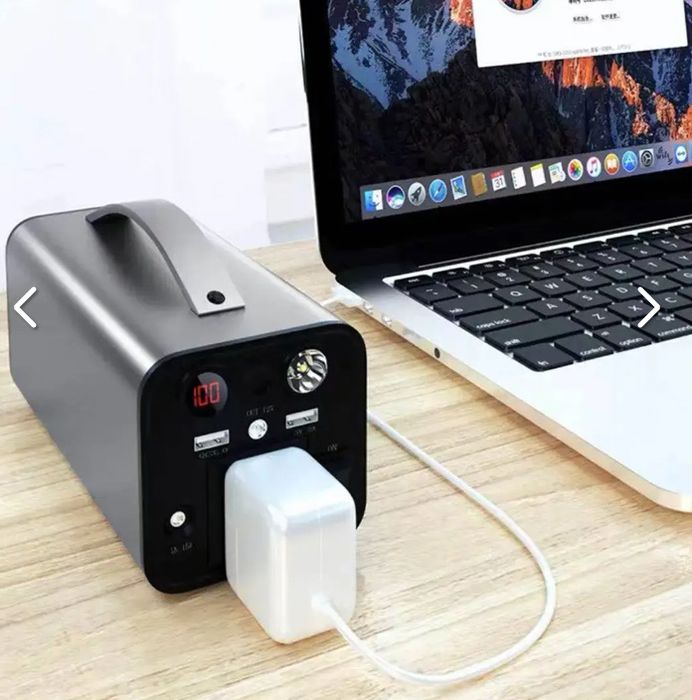 Зарядна станція повербанк портативна 200вт power bank