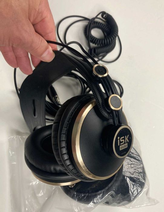 Słuchawki monitorowe studyjne ISK HD 9999 - jak nowe
