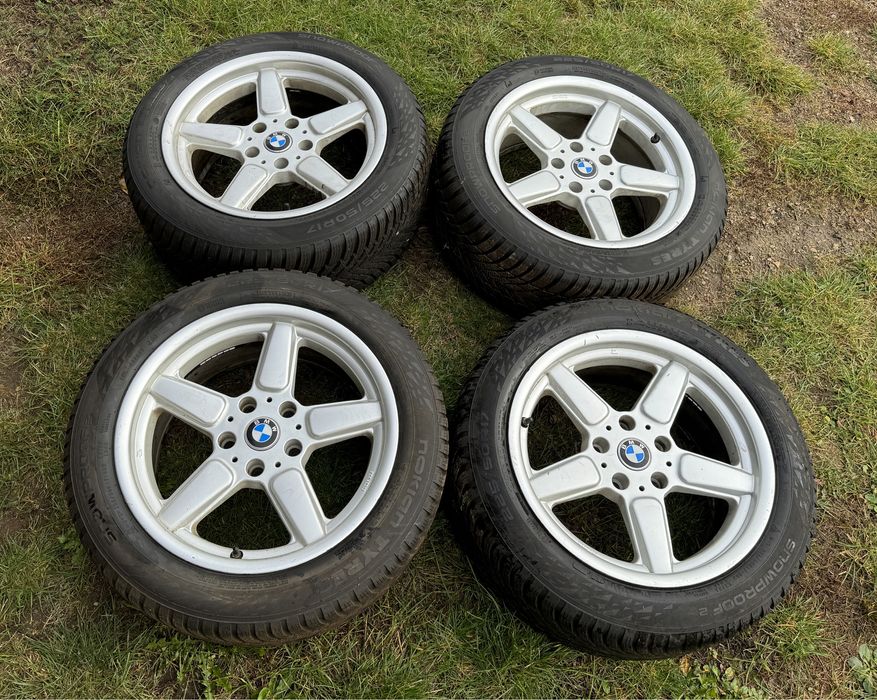 Opony Zimowe Nokian 225/50/R17 + felgi BMW