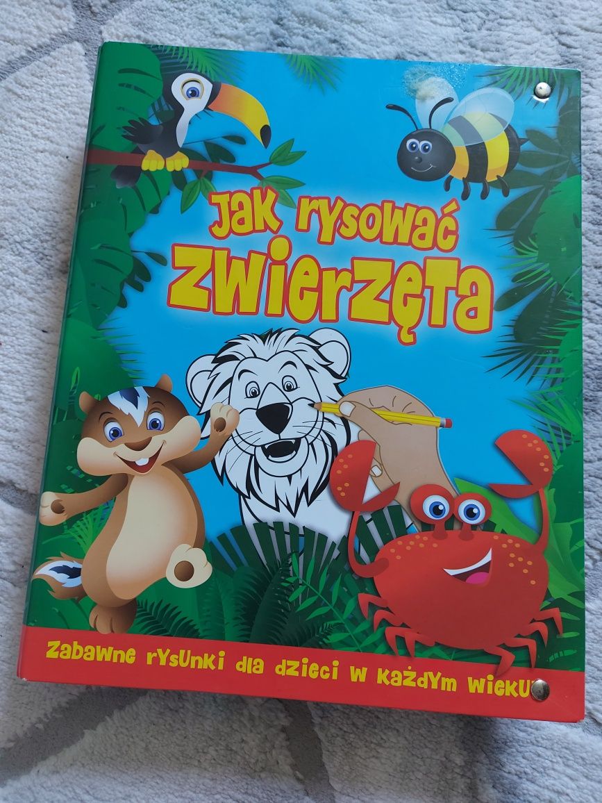 Książka dla dzieci w każdym wieku " JAK RYSOWAĆ ZWIERZĘTA "