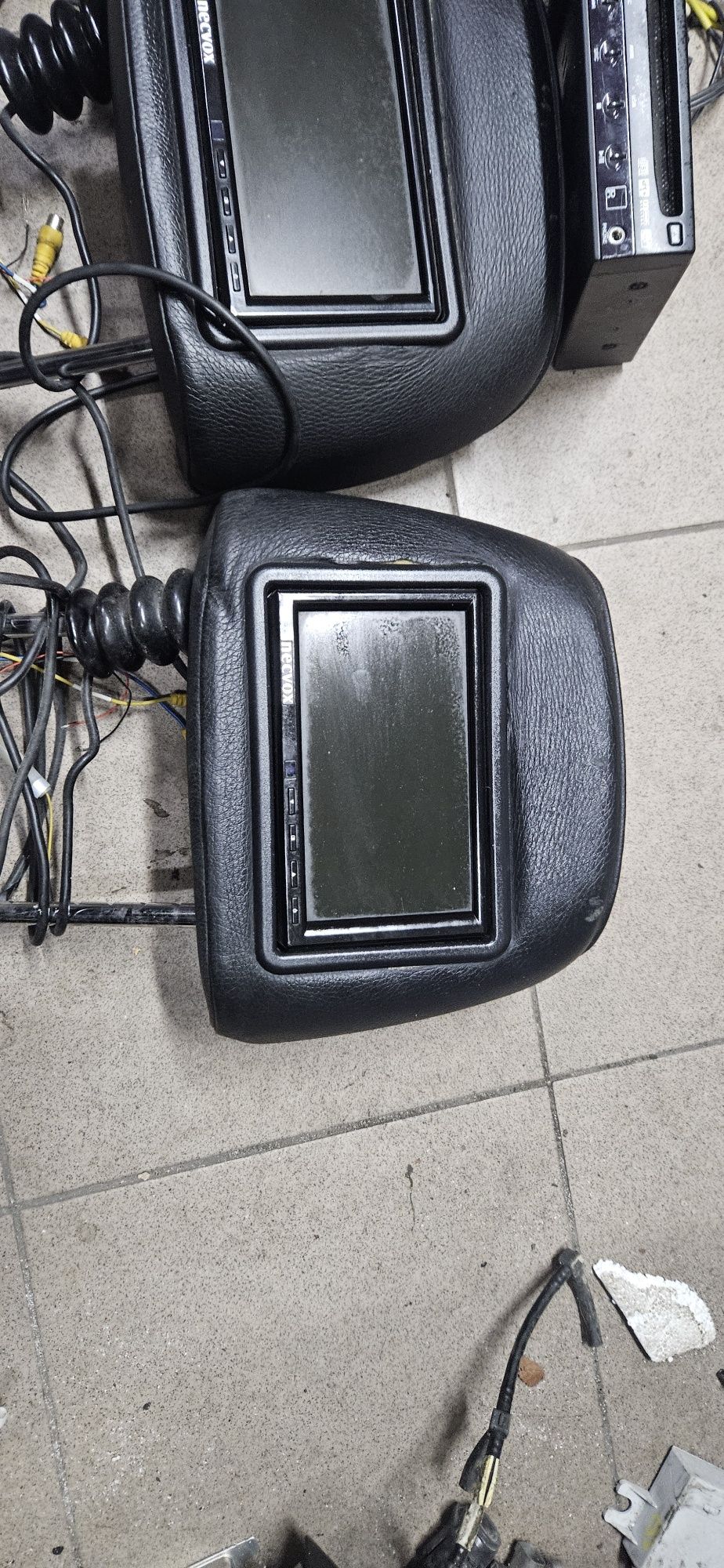 BMW Zagłówki Monitory DVD Zestaw x5