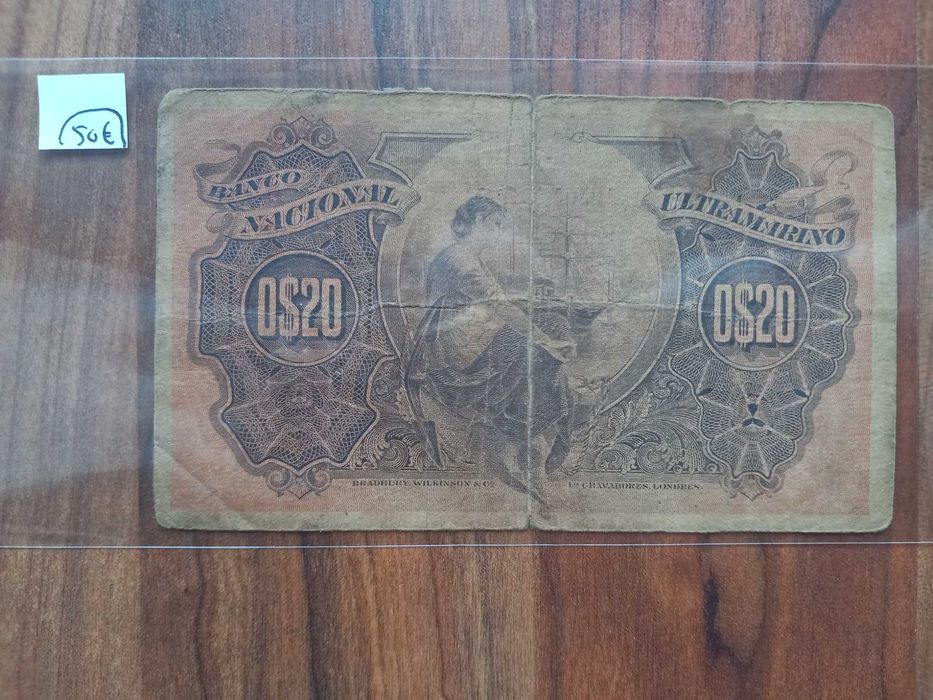 Nota 20 Centavos 1914 Angola, Loanda