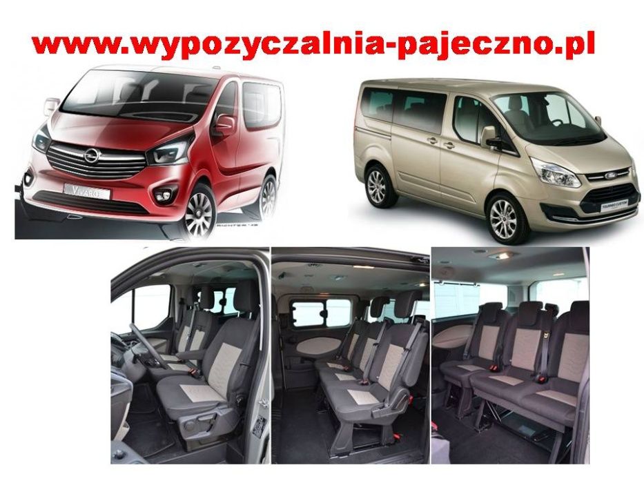 Bus 9 osób wypożyczalnia samochodów wynajem busów tanio rent car