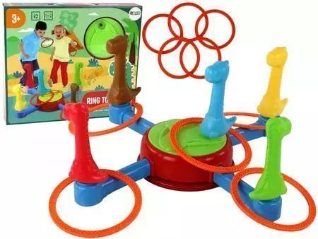Gra zręcznościowa dinozaury ringi 360*. Leantoys