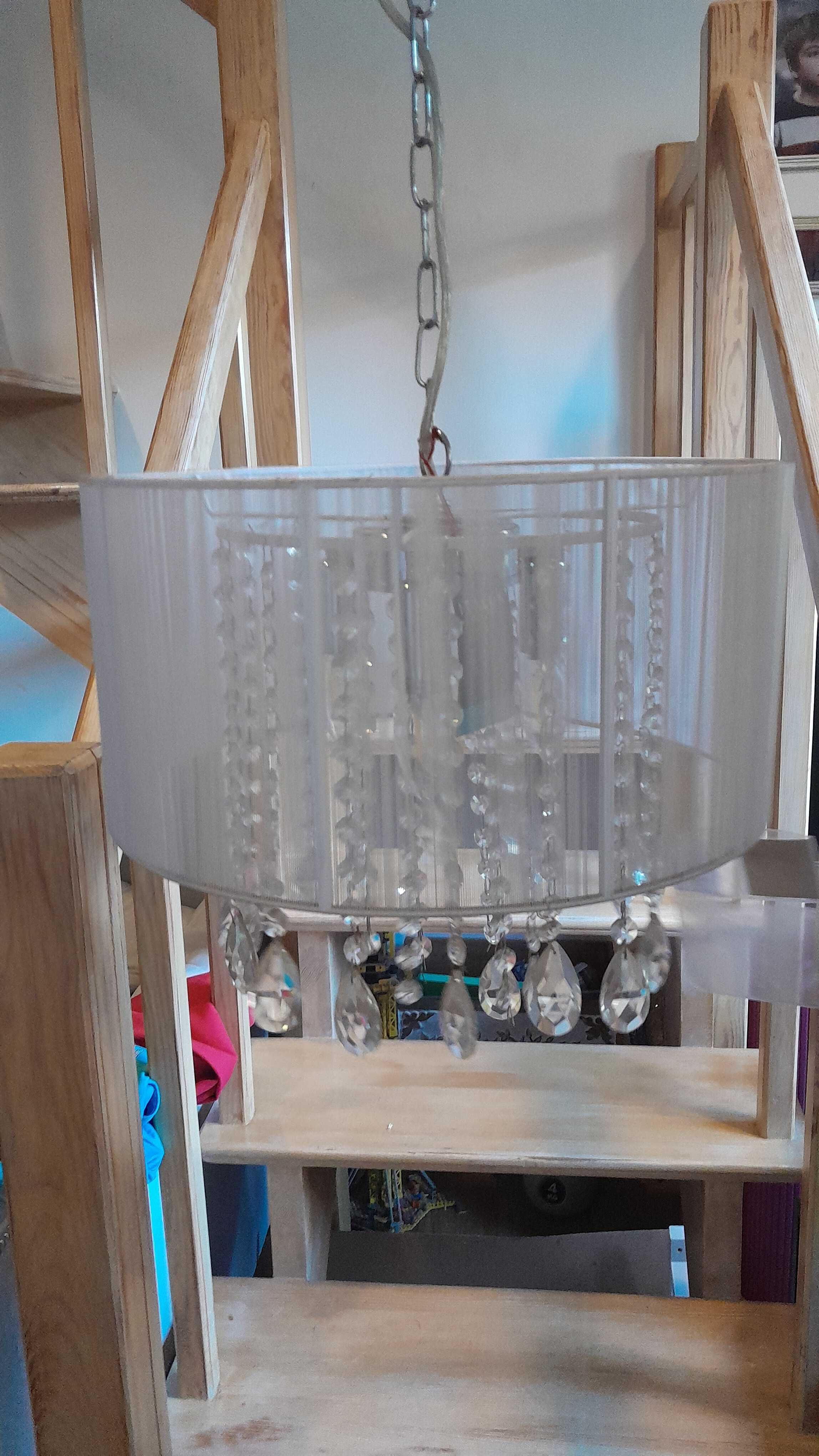 Lampa wisząca ESSENCE, biała, E14 – ITALUX