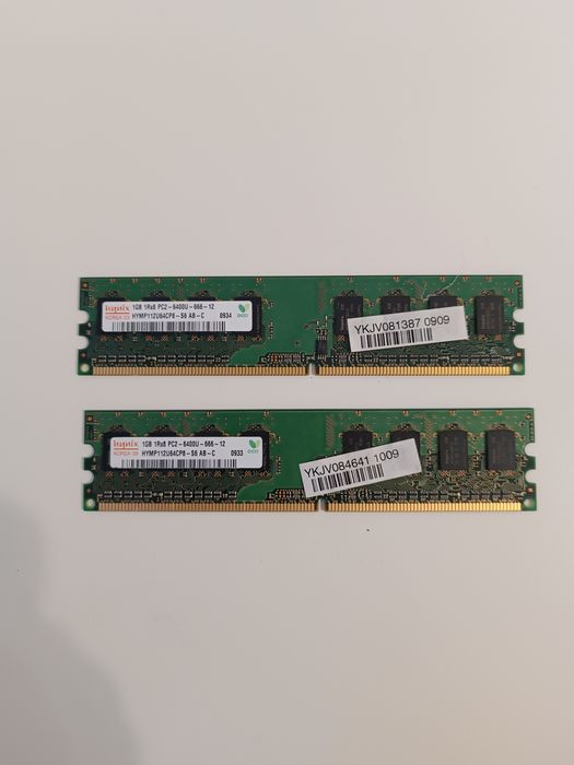 Pamięć RAM 2x1Gb 800Mhz DDR2  hynix