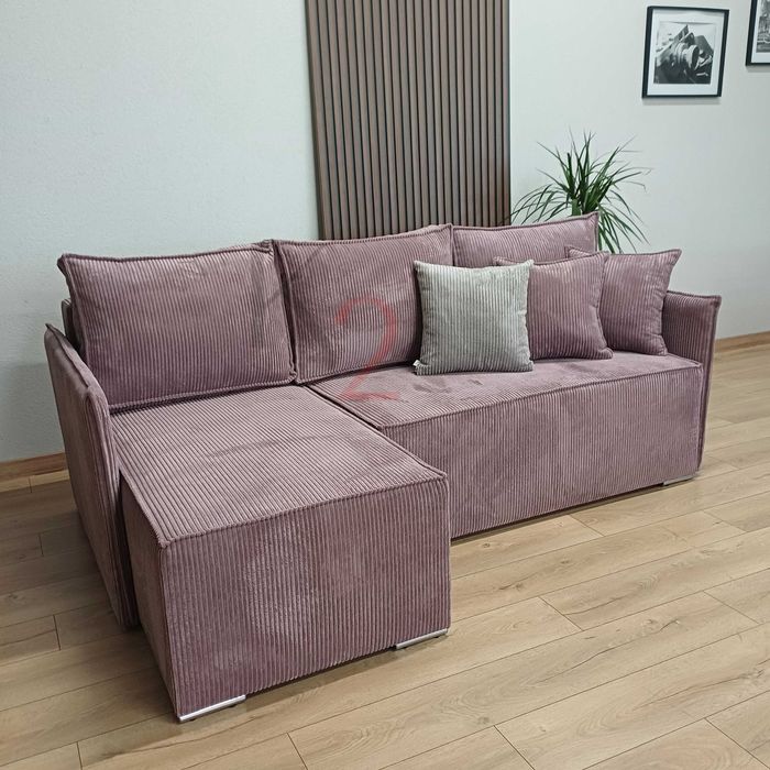 Narożnik Fabio Sofa Kanapa Łóżko Rogówka USB BONELL Fotel POD WYMIAR