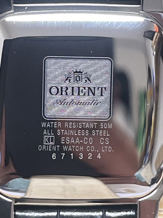 Orient automatico muito raro novo com caixa e papeis