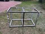 stelaż aluminiowy 150x70x90h