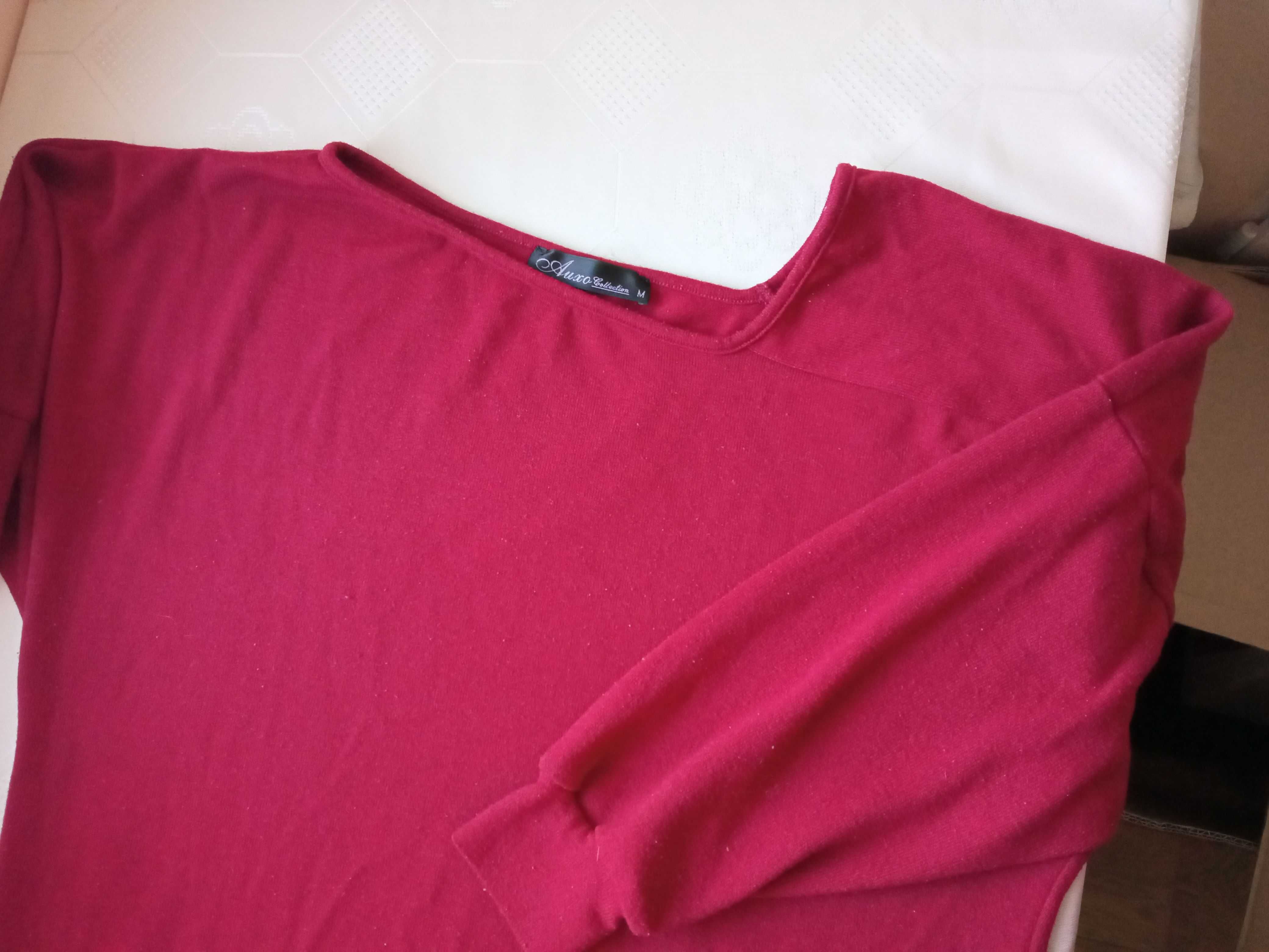 Auxo collection sweter z dzianiny asymetryczny r M/L