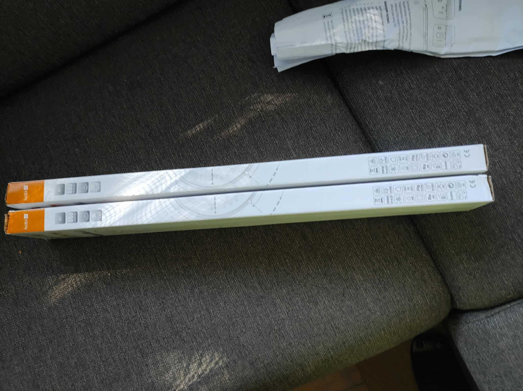 2x listwa świetlna Oprawa Kuchenna Lampka LED Podszafkowa 60cm 8W NOWE