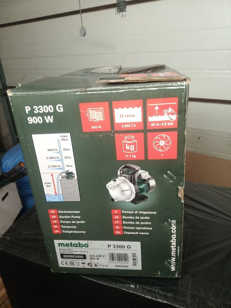 Pompa ogrodowa Metabo P3300 G