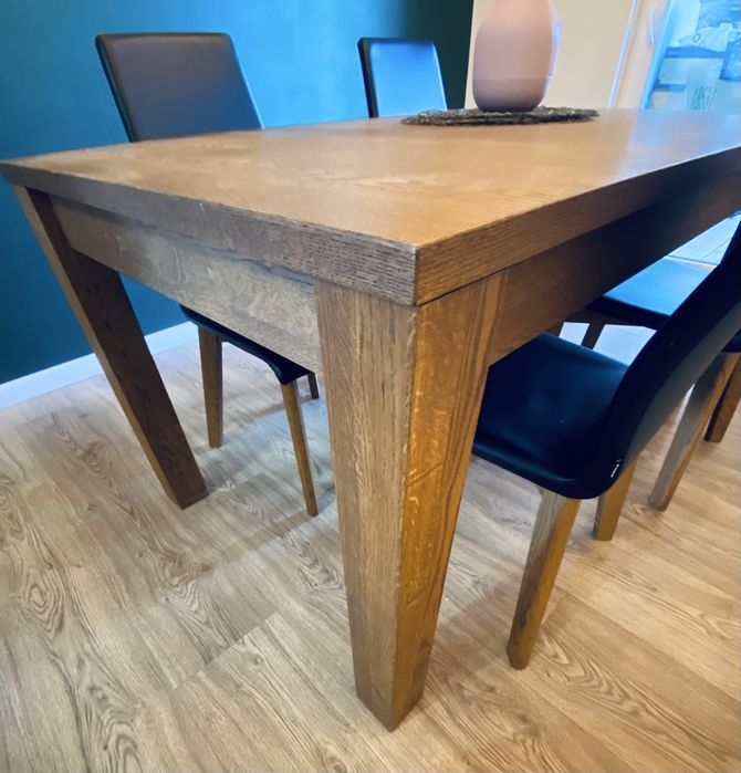 Stół fornirowy rozkladany 160-220