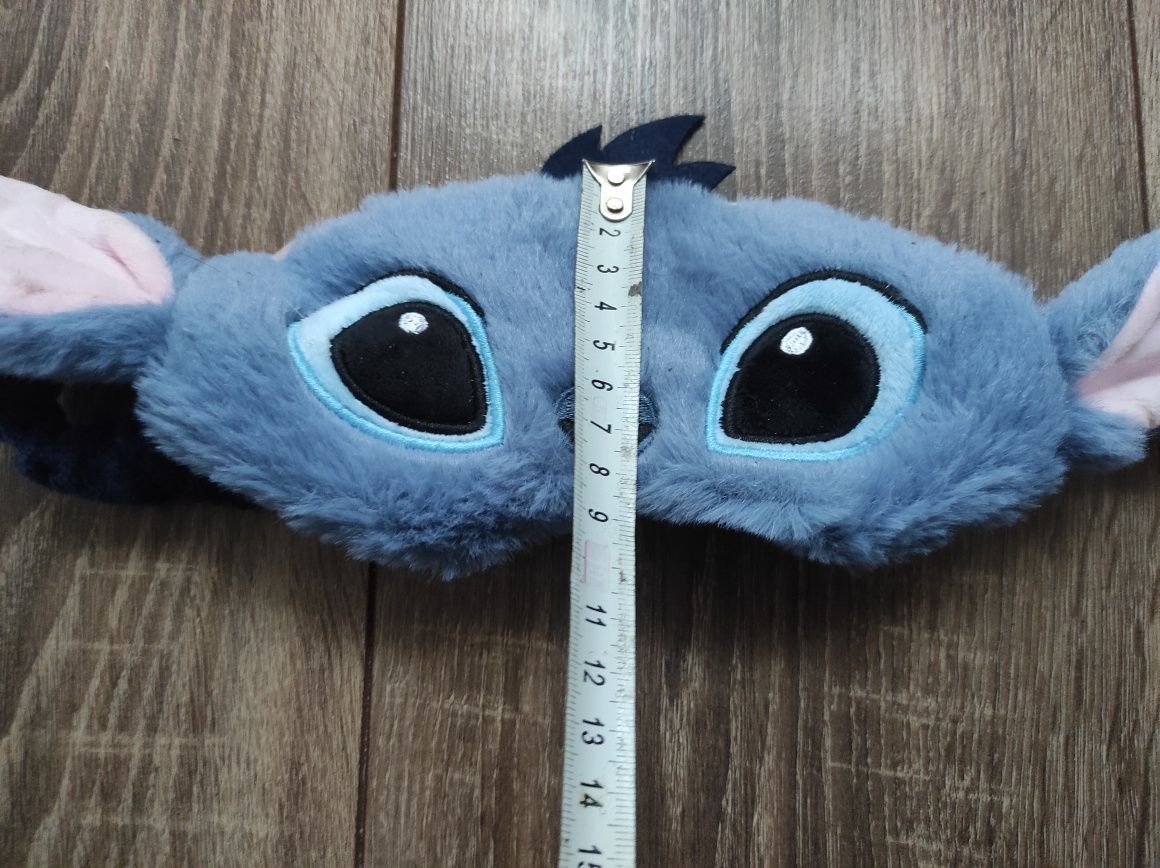 Opaska na noc do spania na głowę na twarz stitch nowa