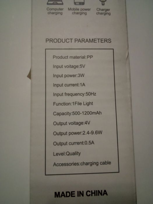 Настольная Led лампа