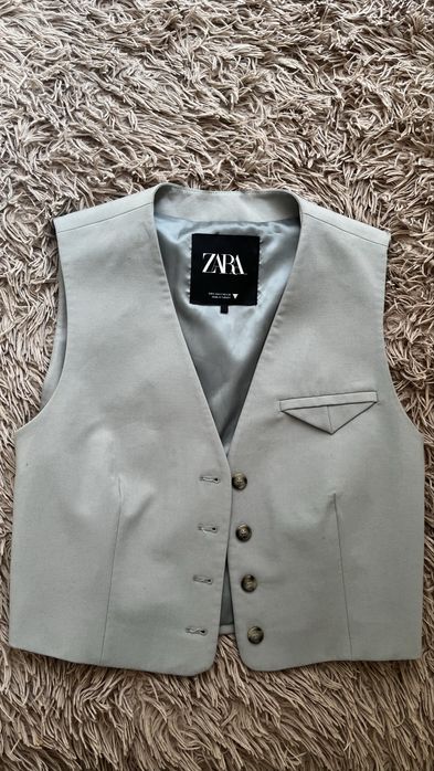 жилетка лляна Zara