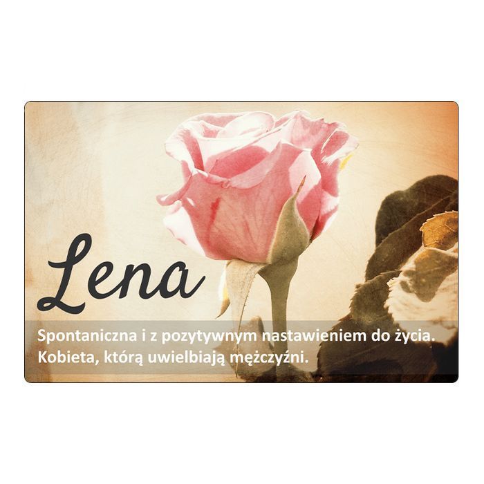 Magnes na lodówkę z imieniem Lena