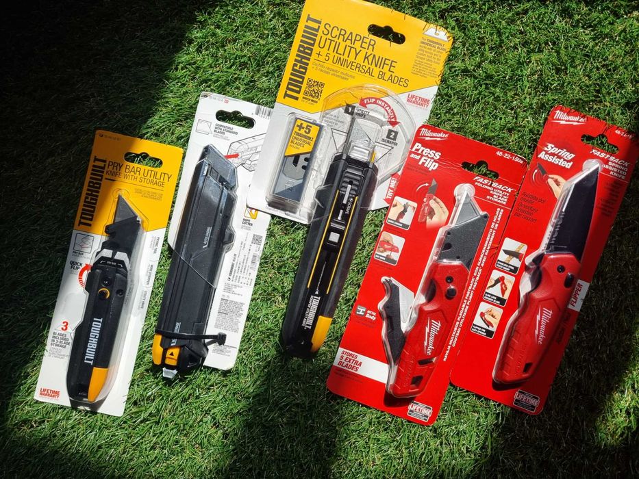 Складні ножі TOUGHBUILT, Milwaukee, будівельні, універсальні, ніж, нож