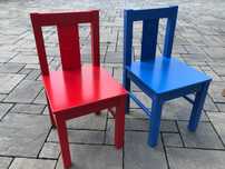 Krzesełka Ikea kolorowe dla dzieci