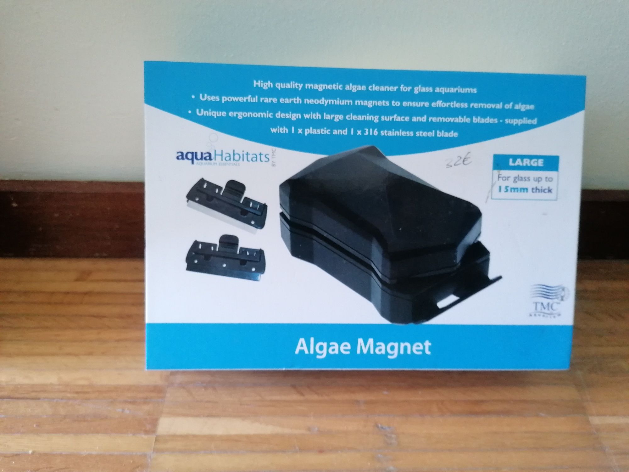 Limpador algas para aquario da Aqua habitat água doce e salgada