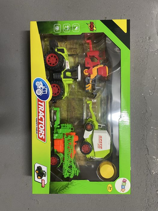 Duży Zestaw Farma Traktor Opryskiwacz Prasa Siewnik Gospodarstwo