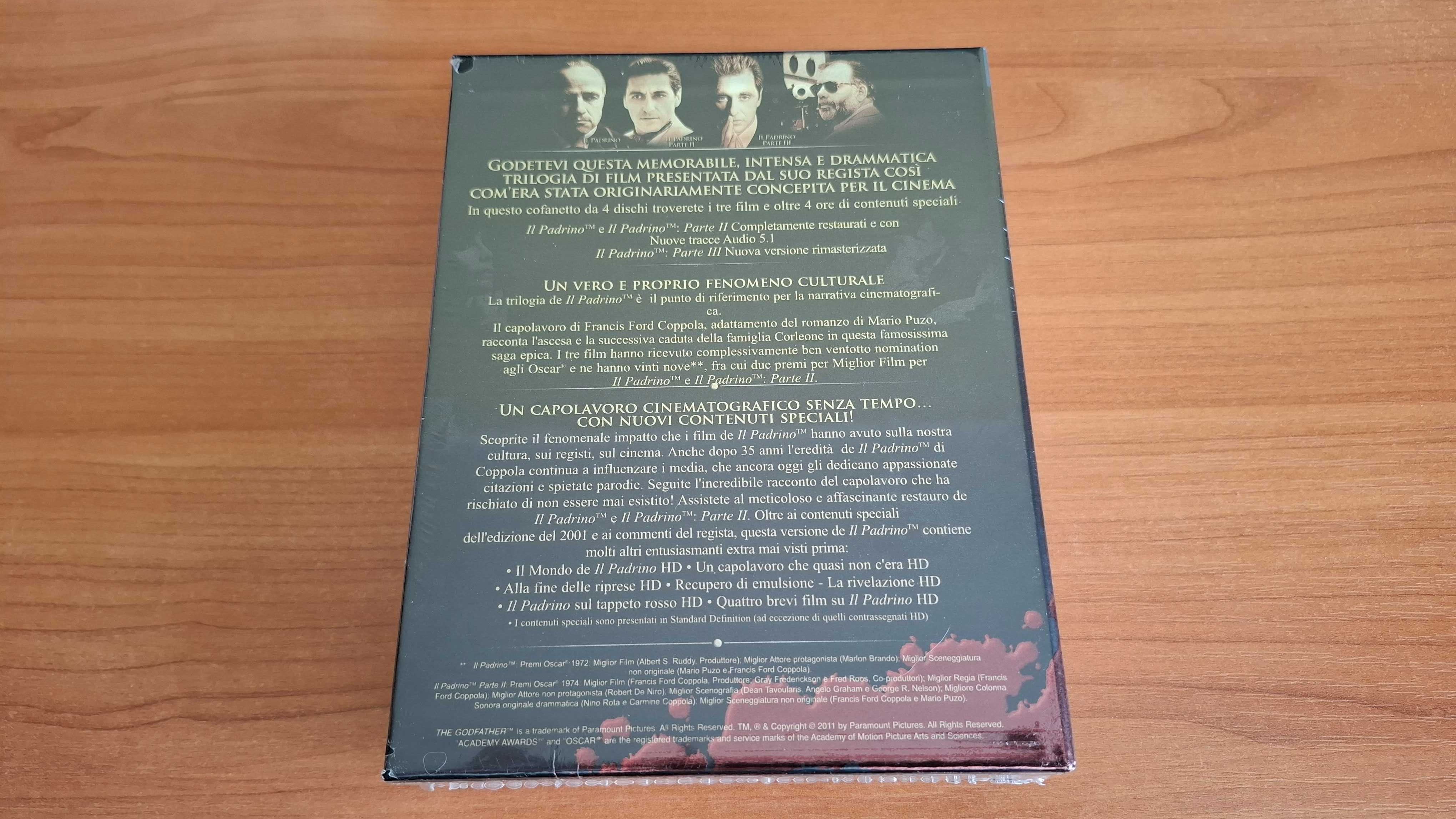 Płyta blu-ray Ojciec Chrzestny - zestaw