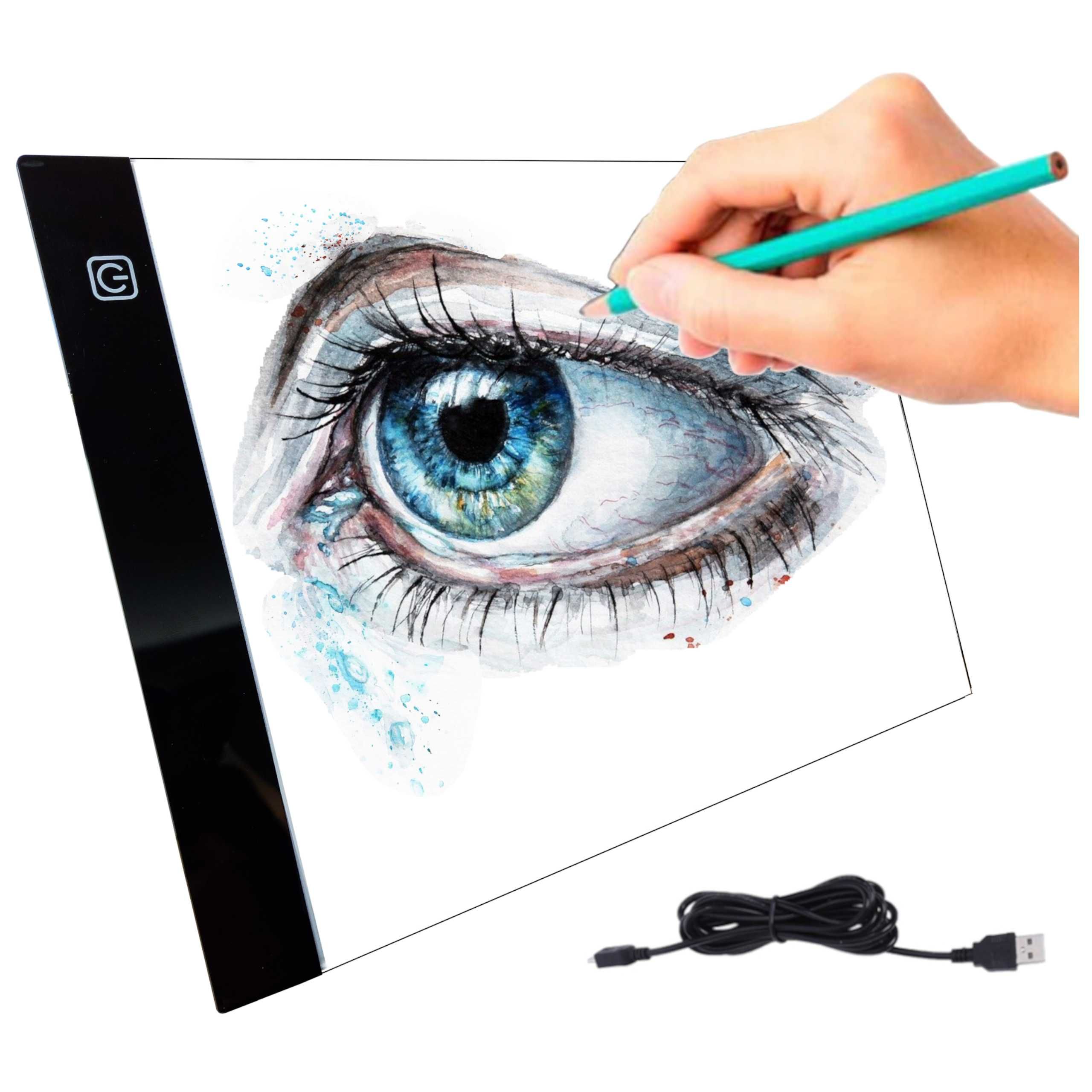 Tablet Graficzny Podświetlana Tablica Deska Kreślarska LED KALKA A4
