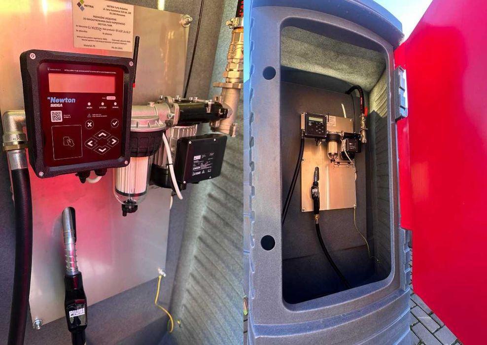 Міні АЗС з видачею палива по картках З преднабором дози Резервуар Бак