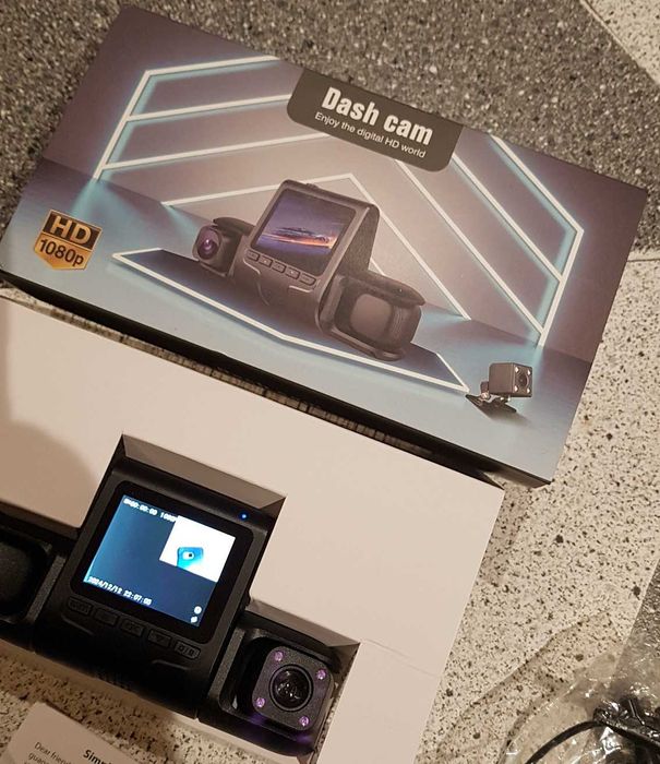 Kamera samochodowa 3x wideorejestrator przód kabina tył kamera cofania