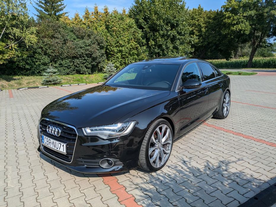 Audi A6 3,0 TDI sedan 4x4 led skóra radary zamiana