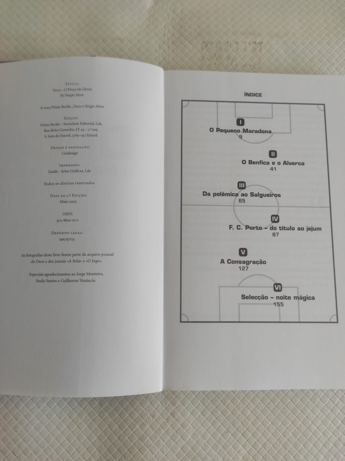Livro Deco o preço da glória