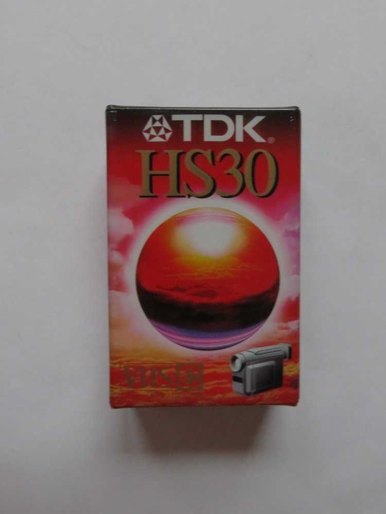 TDK HS30 stara oryginalnie zafoliowana kaseta do kamery systemu VHS-C