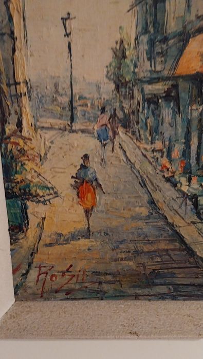 Magnífica pintura a óleo Romero Silva Antonio