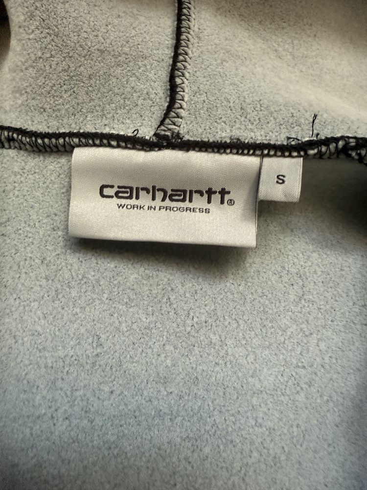 Czarna męska bluza z kapturem rozpinana Carhartt