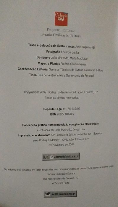 Portugal, Guia Restaurantes e Gastronomia American Express