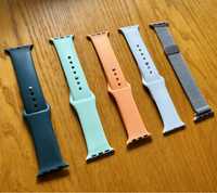 4 paski + bransoleta  do apple watch series 1-9,SE,SE 2 (38-41 mm)