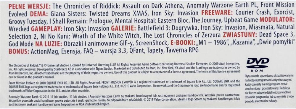 Gry PC CD-Action 2x DVD nr 213: Chronicles Of Riddick: Assault On Dark