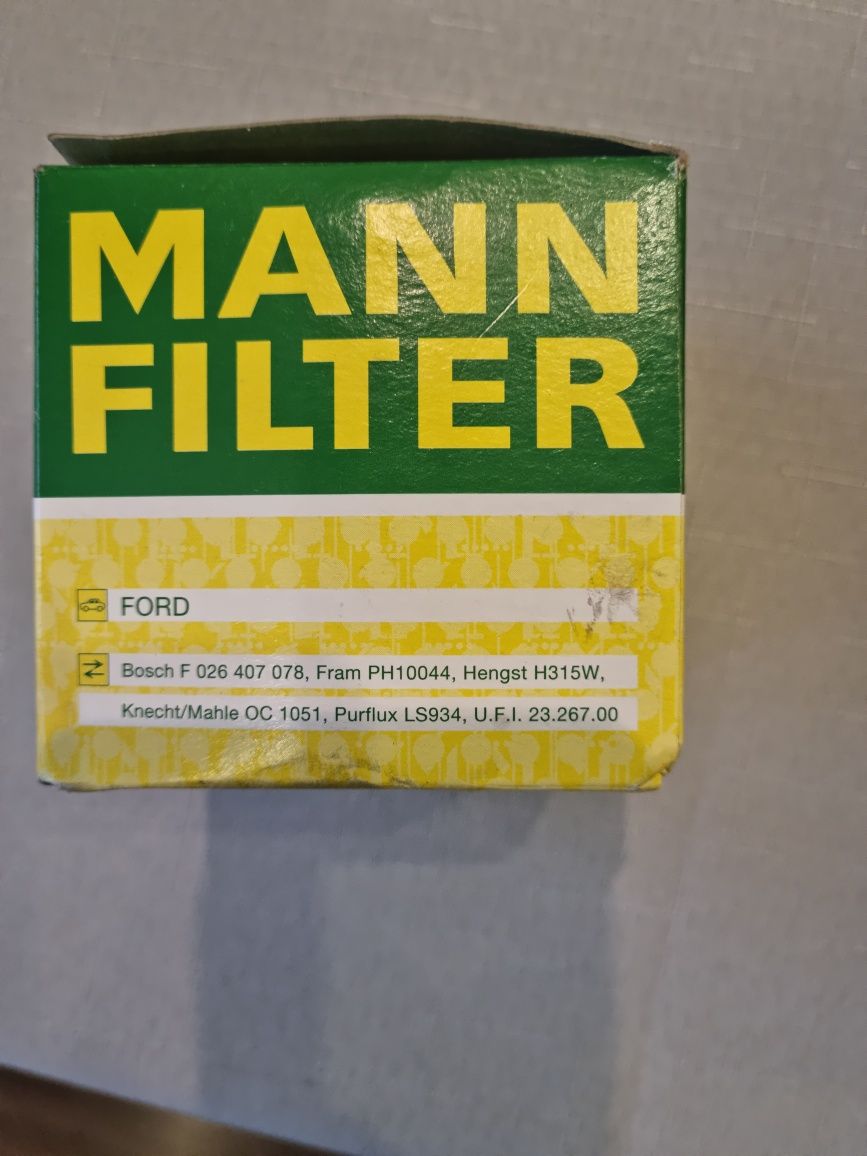 Filtr oleju Mann Filter W 7008 Ford