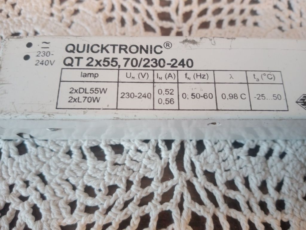 Statecznik elektroniczny Osram Quicktrpnic QT 2x55W,70/230-240